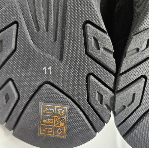 Jeffrey Campbell Endurance Mid Calf Boots Sz 11 Black Suede Winter  Slip Resist - Picture 5 of 14